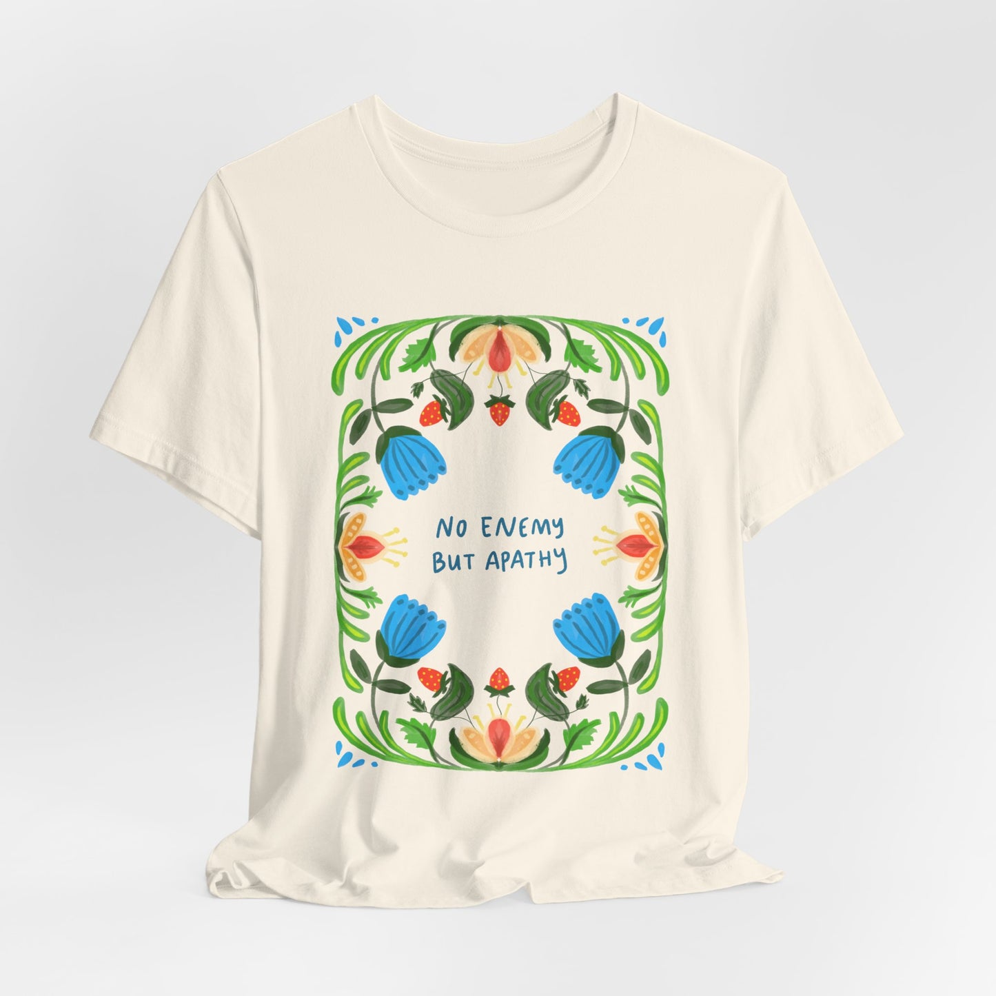 Unisex Jersey Short Sleeve Tee - No Enemy But Apathy