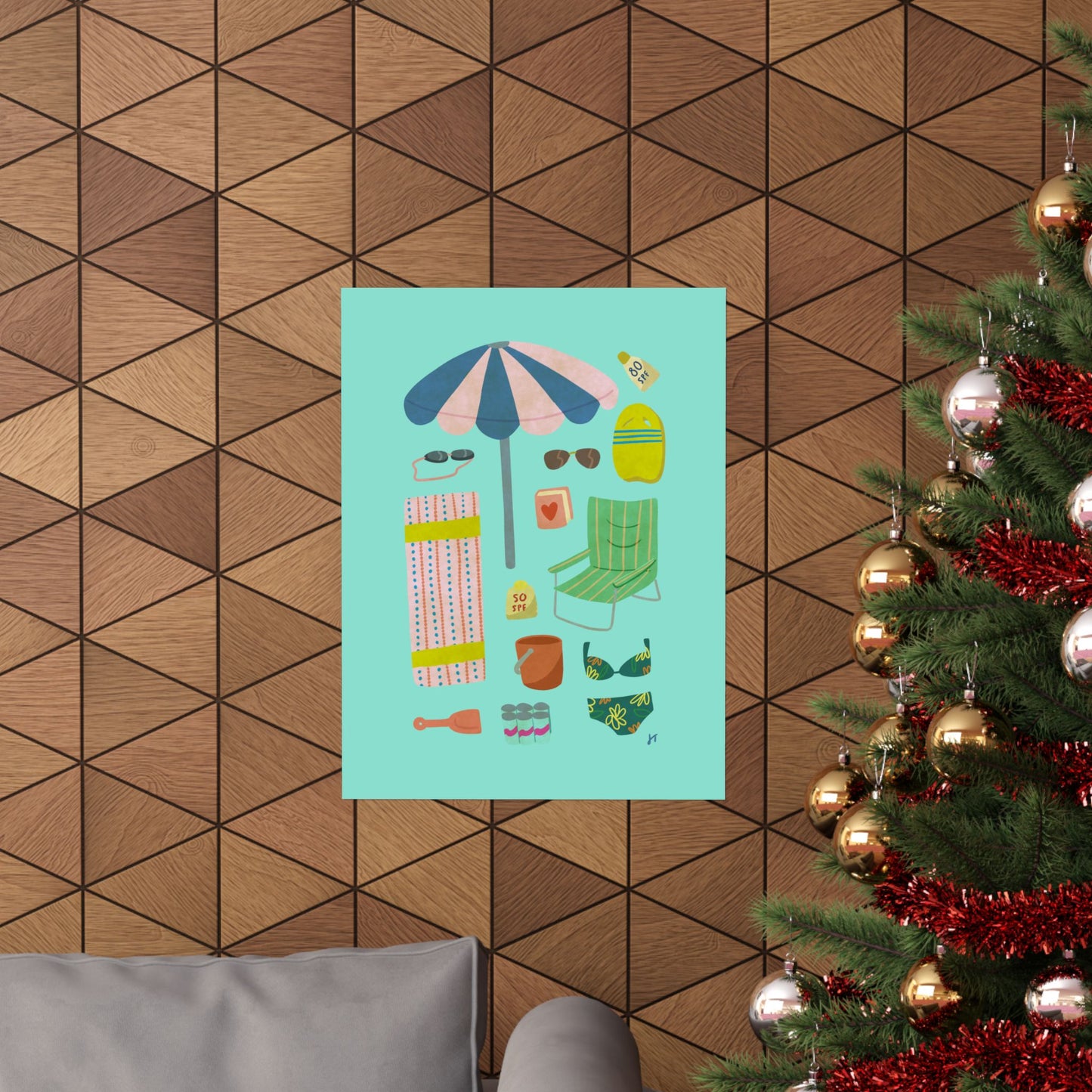 Beach Trip Essentials Print