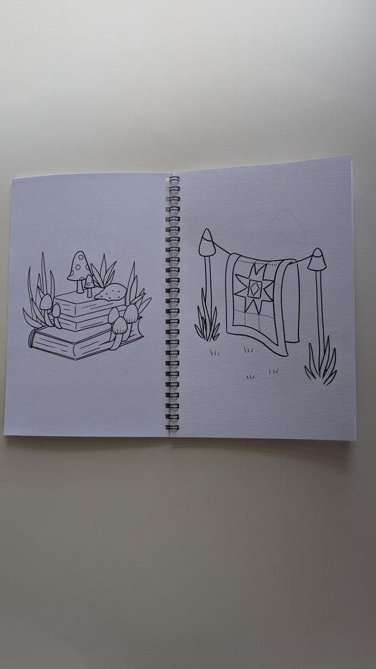 Woodland Magic Coloring Book