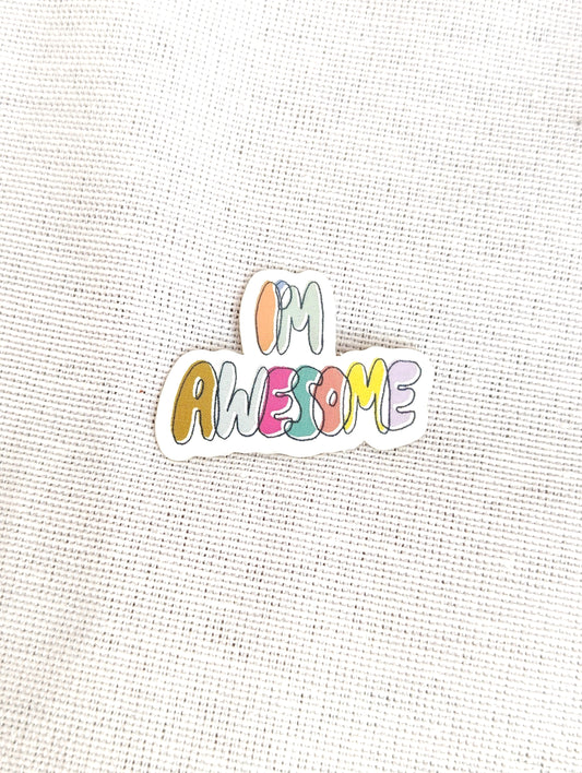 I'm Awesome Sticker image 0