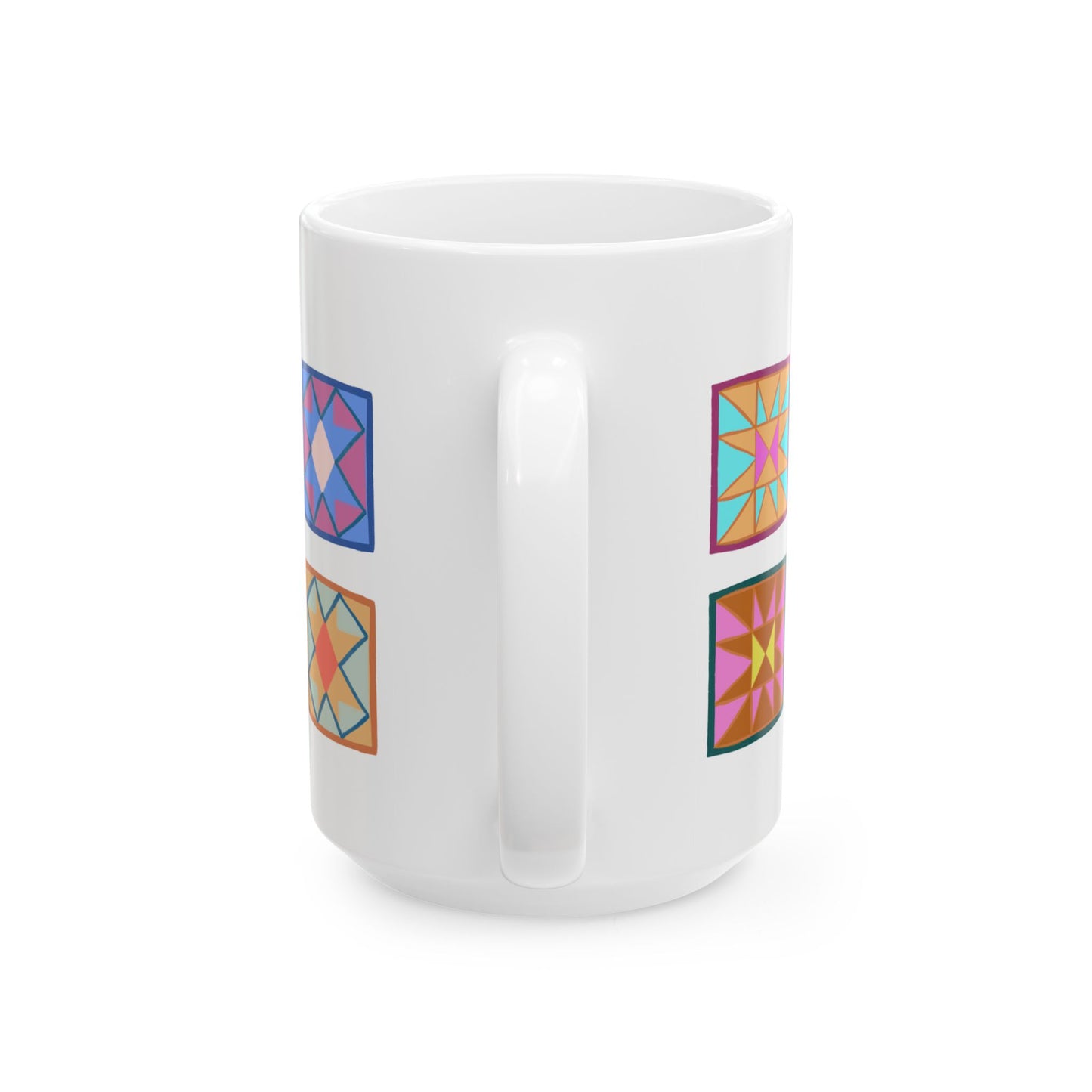 Quilt Blocks Ceramic Mug