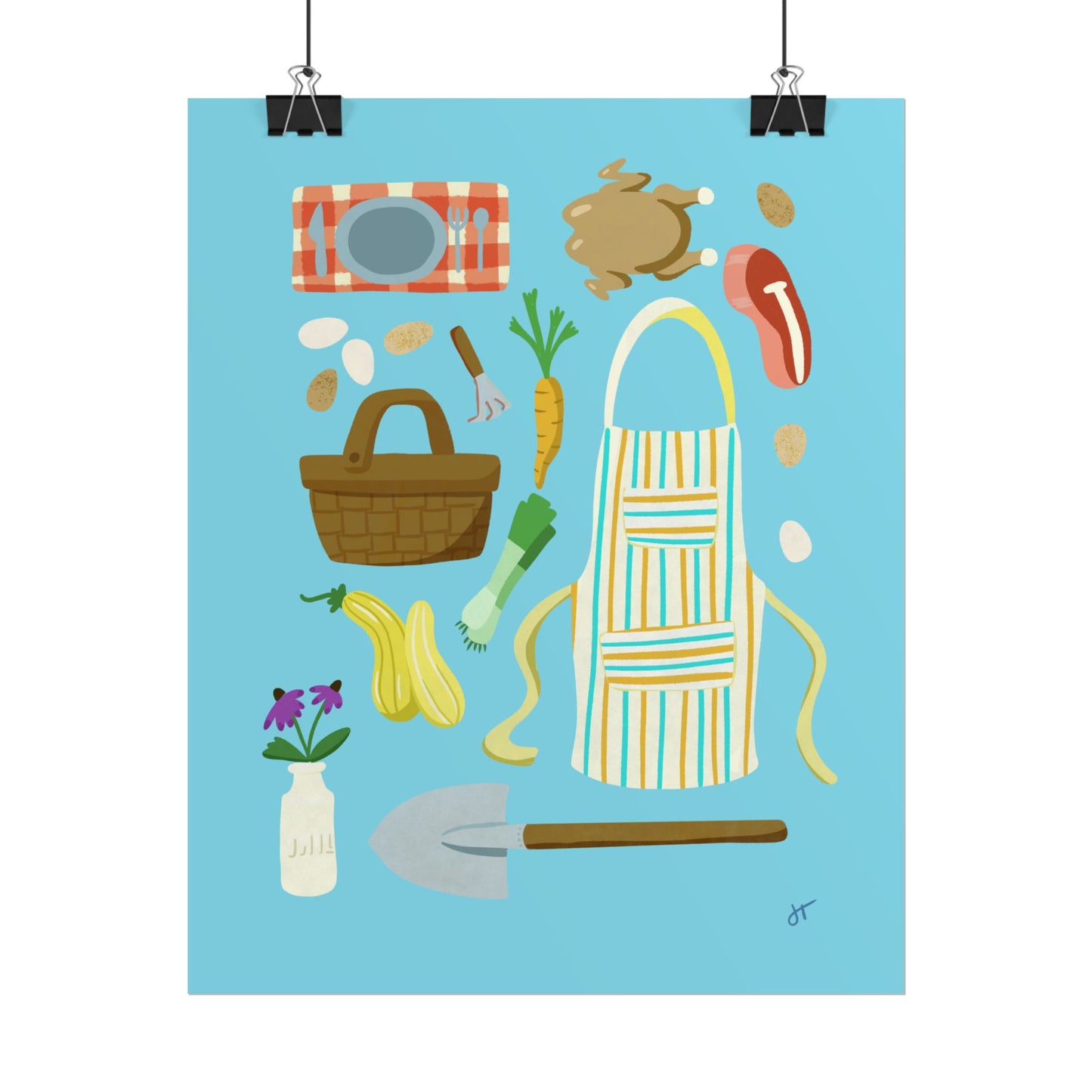 Farm to Table Rustic Print