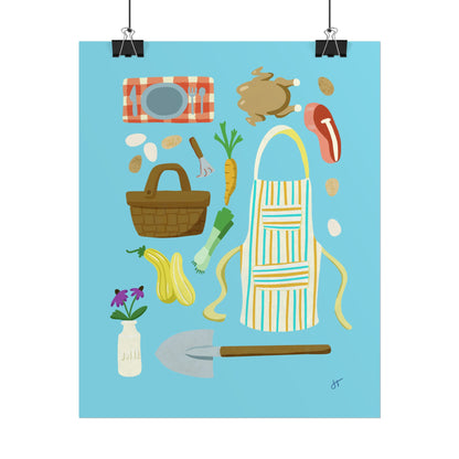 Farm to Table Rustic Print