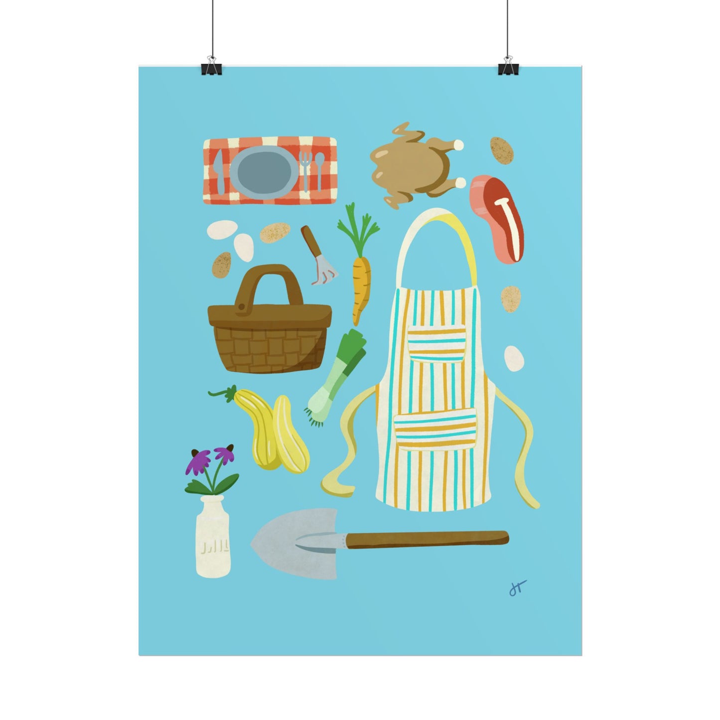 Farm to Table Rustic Print