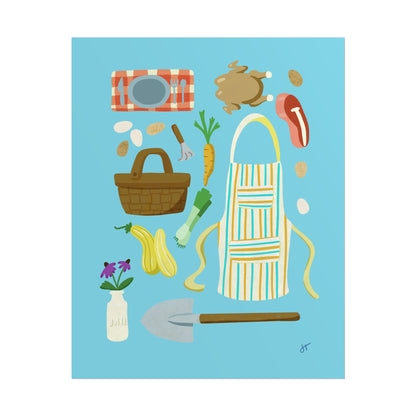 Farm to Table Rustic Print