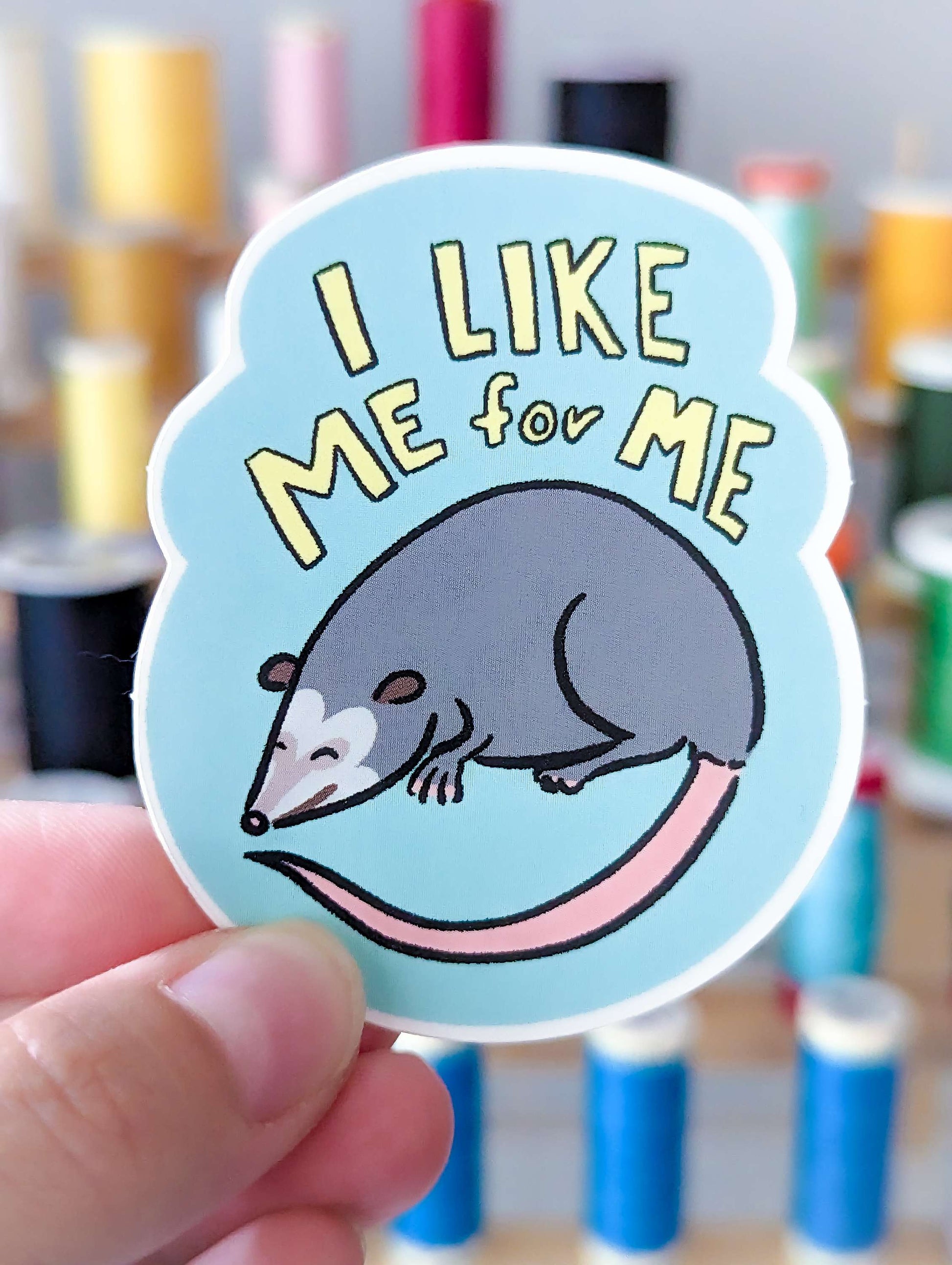 I Like Me Possum Sticker image 1