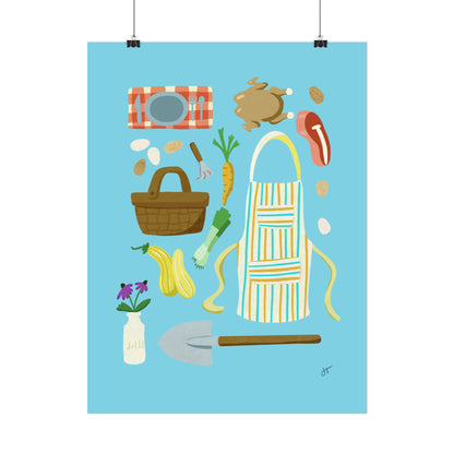 Farm to Table Rustic Print