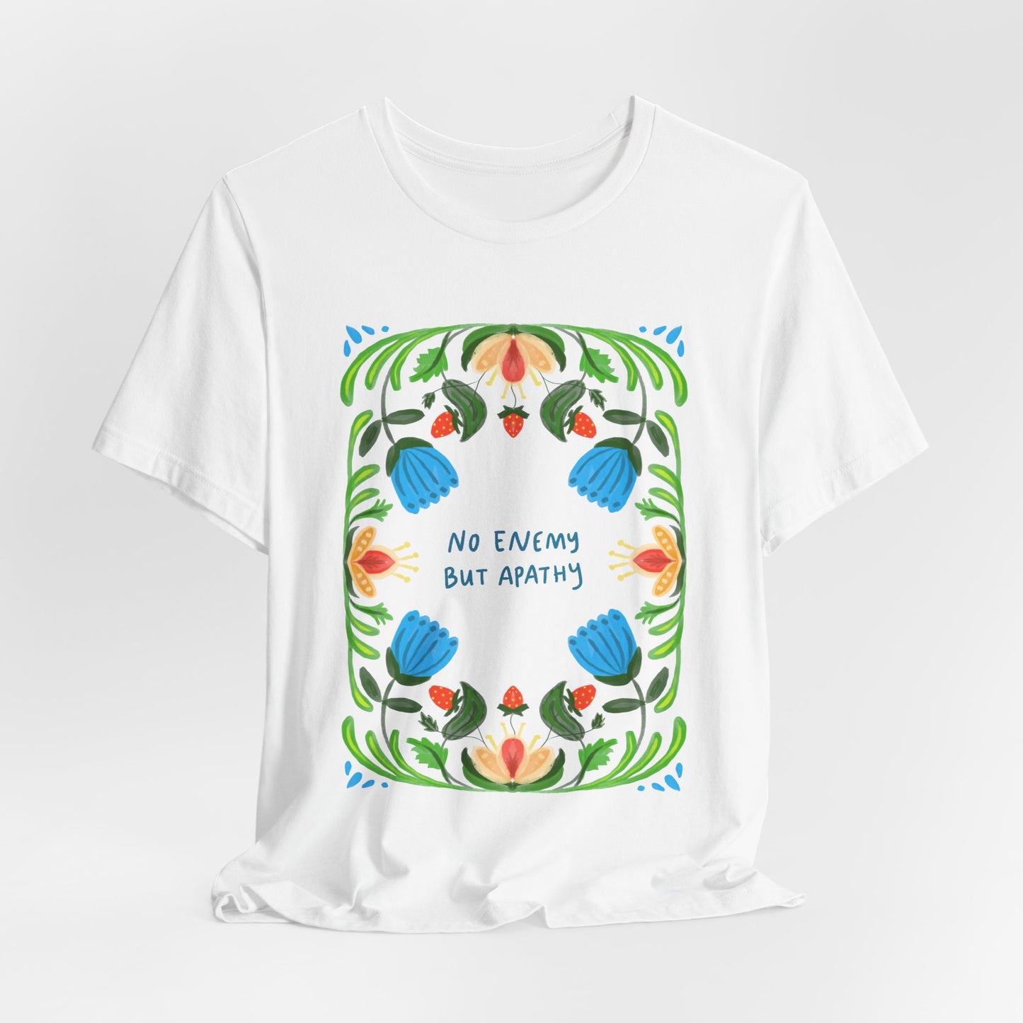 Unisex Jersey Short Sleeve Tee - No Enemy But Apathy