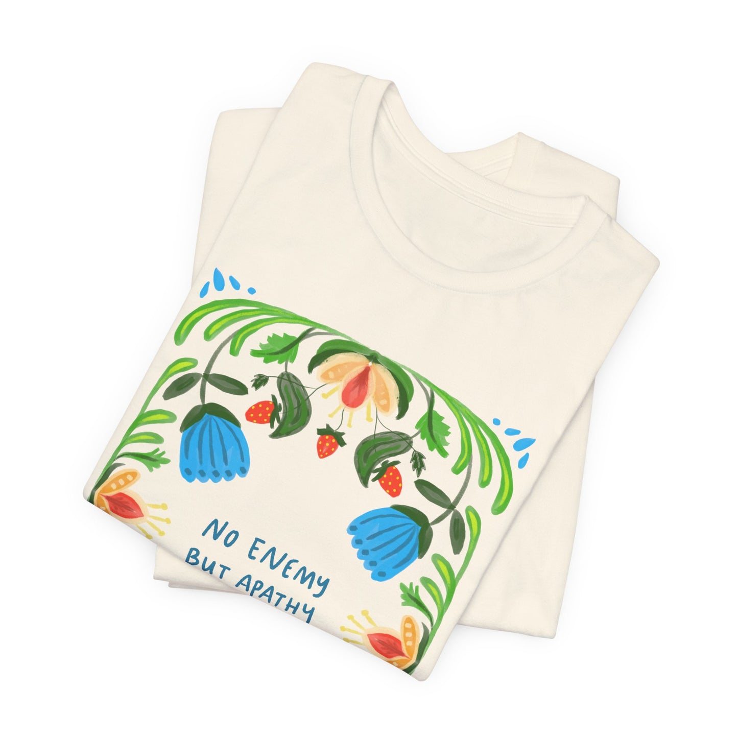 Unisex Jersey Short Sleeve Tee - No Enemy But Apathy