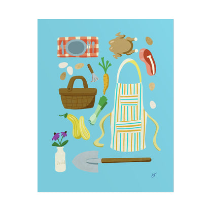 Farm to Table Rustic Print