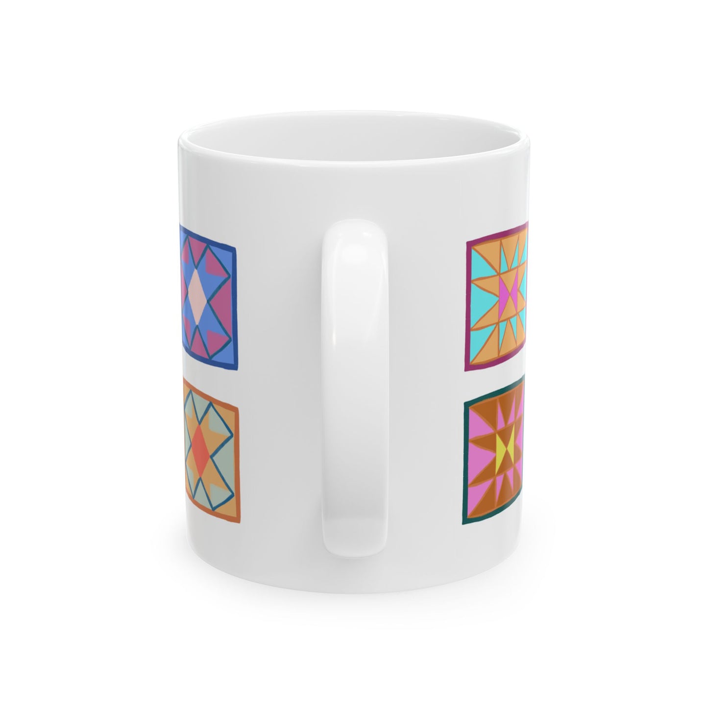 Quilt Blocks Ceramic Mug