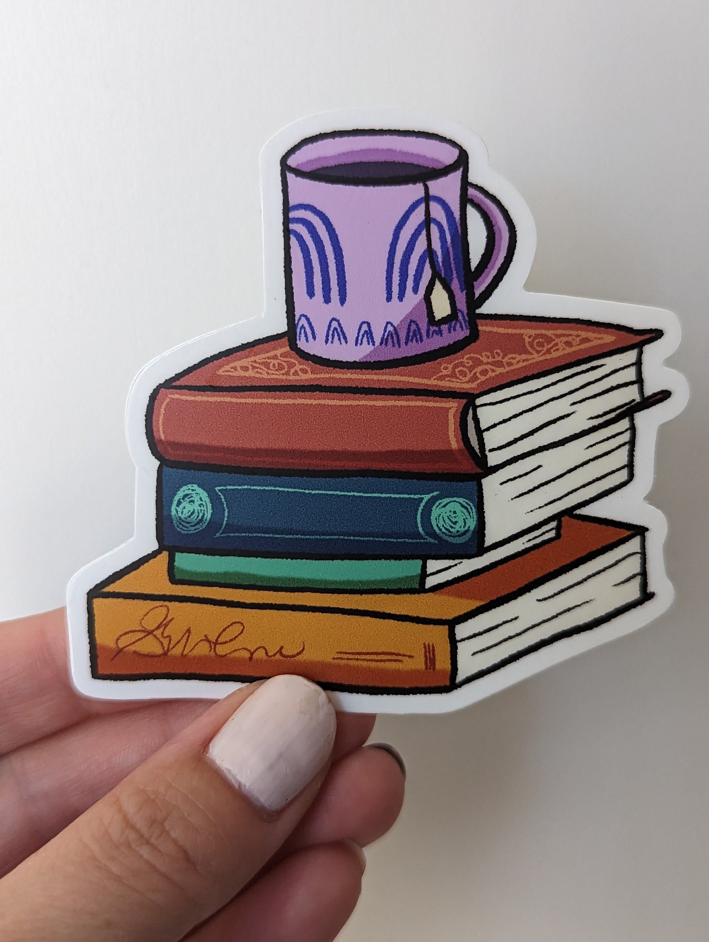 Cozy Books Sticker image 0
