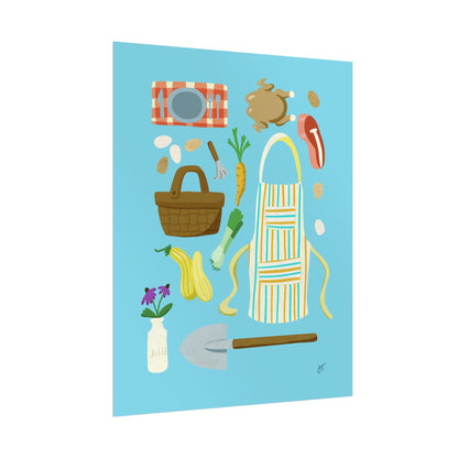 Farm to Table Rustic Print