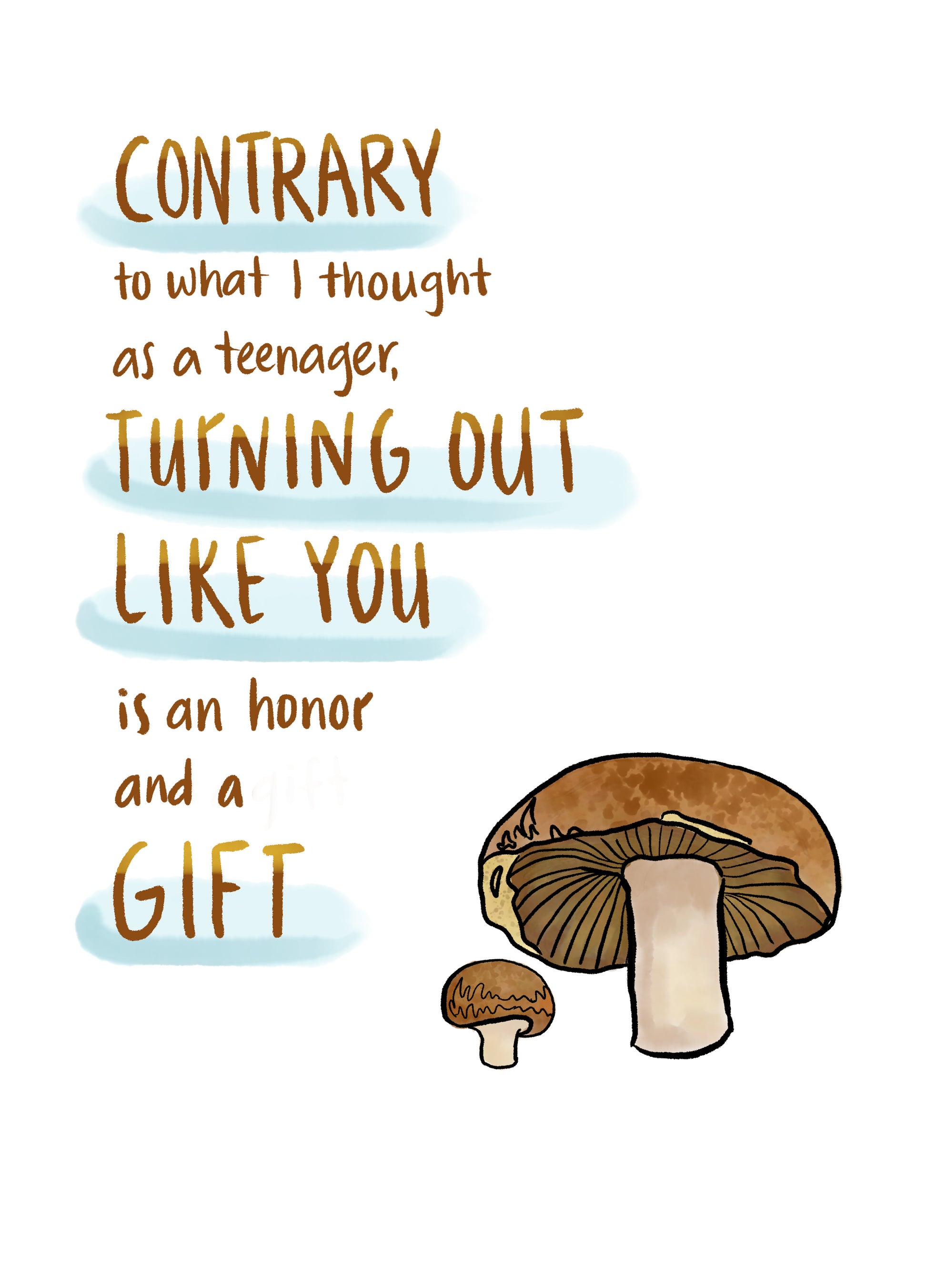 Turning Out Like You Greeting Card image 1