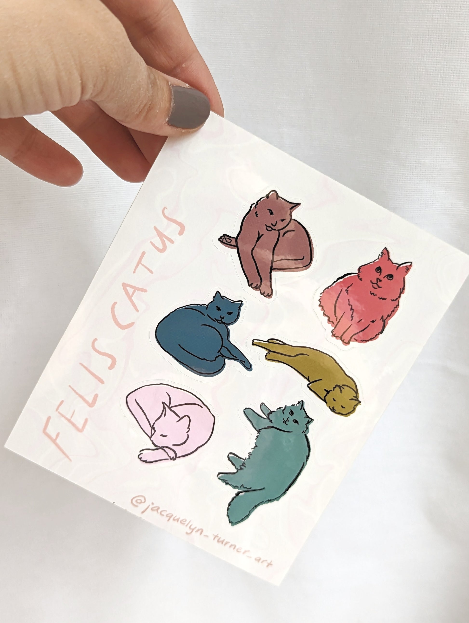 Felis Catus Sticker Sheet image 1