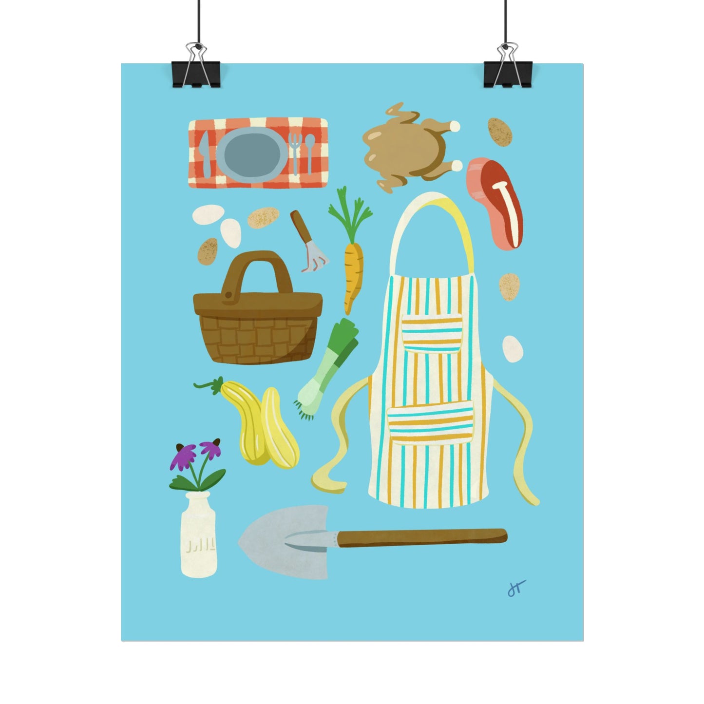 Farm to Table Rustic Print