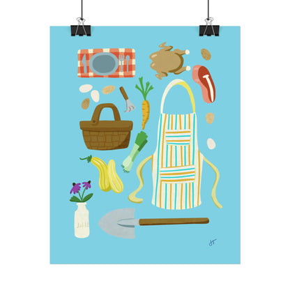 Farm to Table Rustic Print