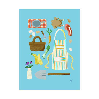 Farm to Table Rustic Print