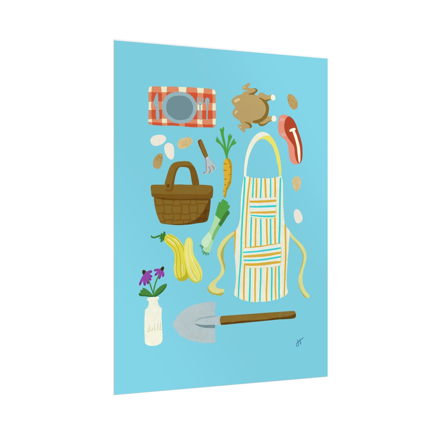 Farm to Table Rustic Print