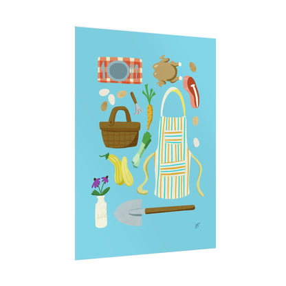 Farm to Table Rustic Print