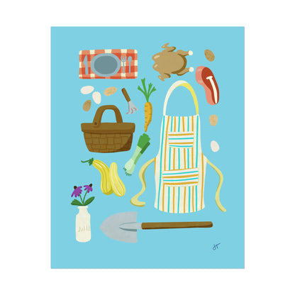 Farm to Table Rustic Print