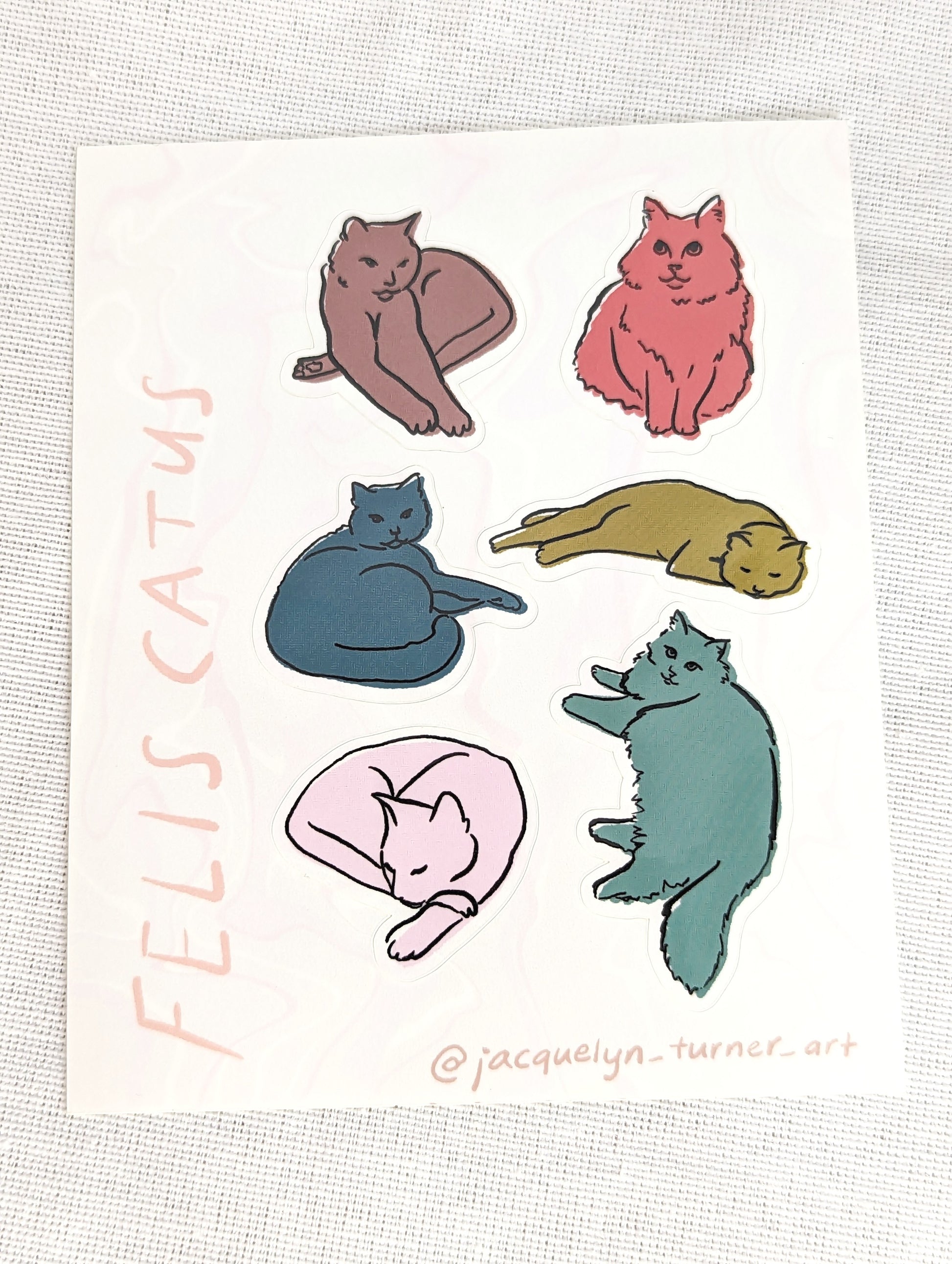 Felis Catus Sticker Sheet image 0