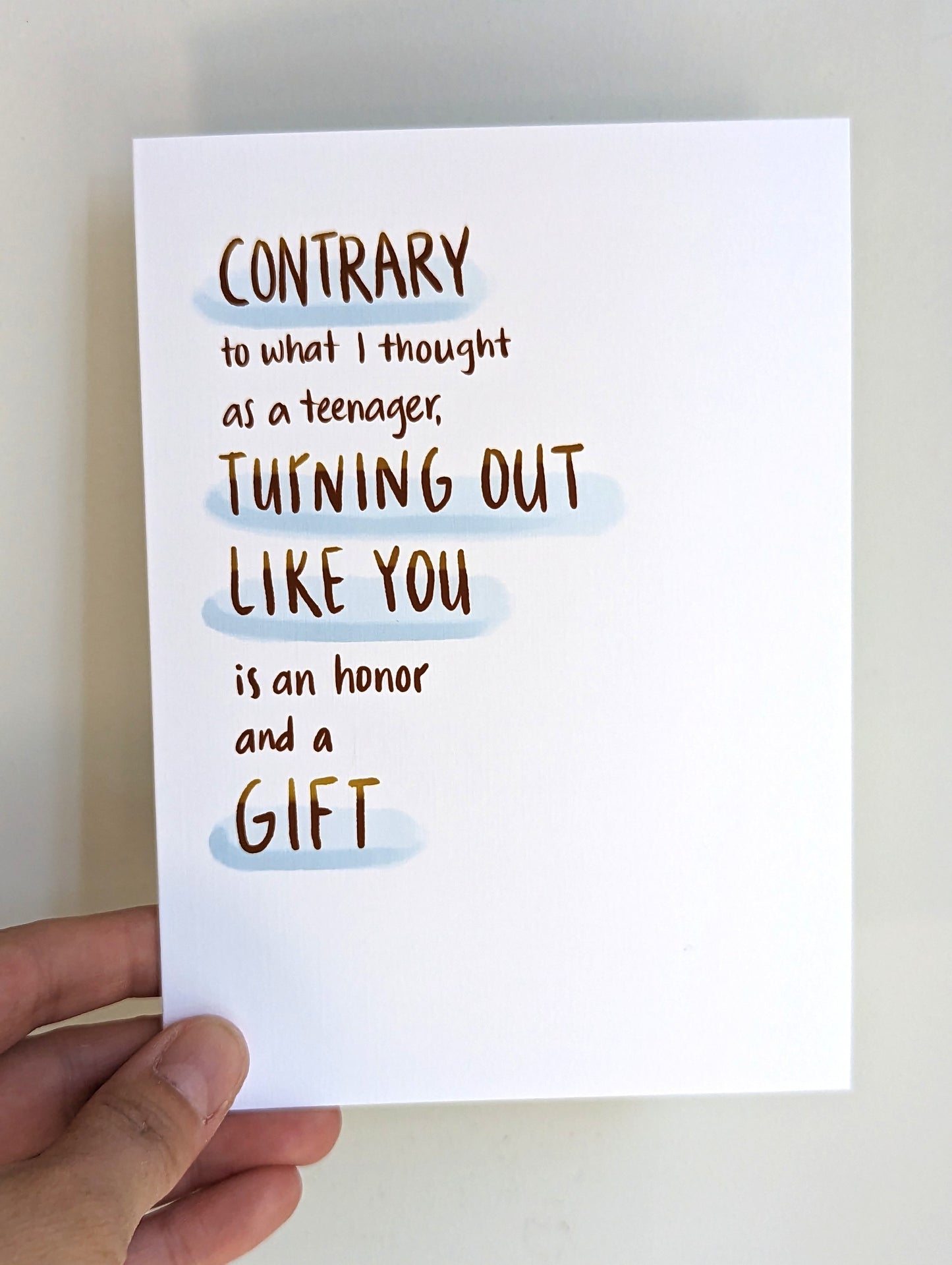 Turning Out Like You Greeting Card image 2