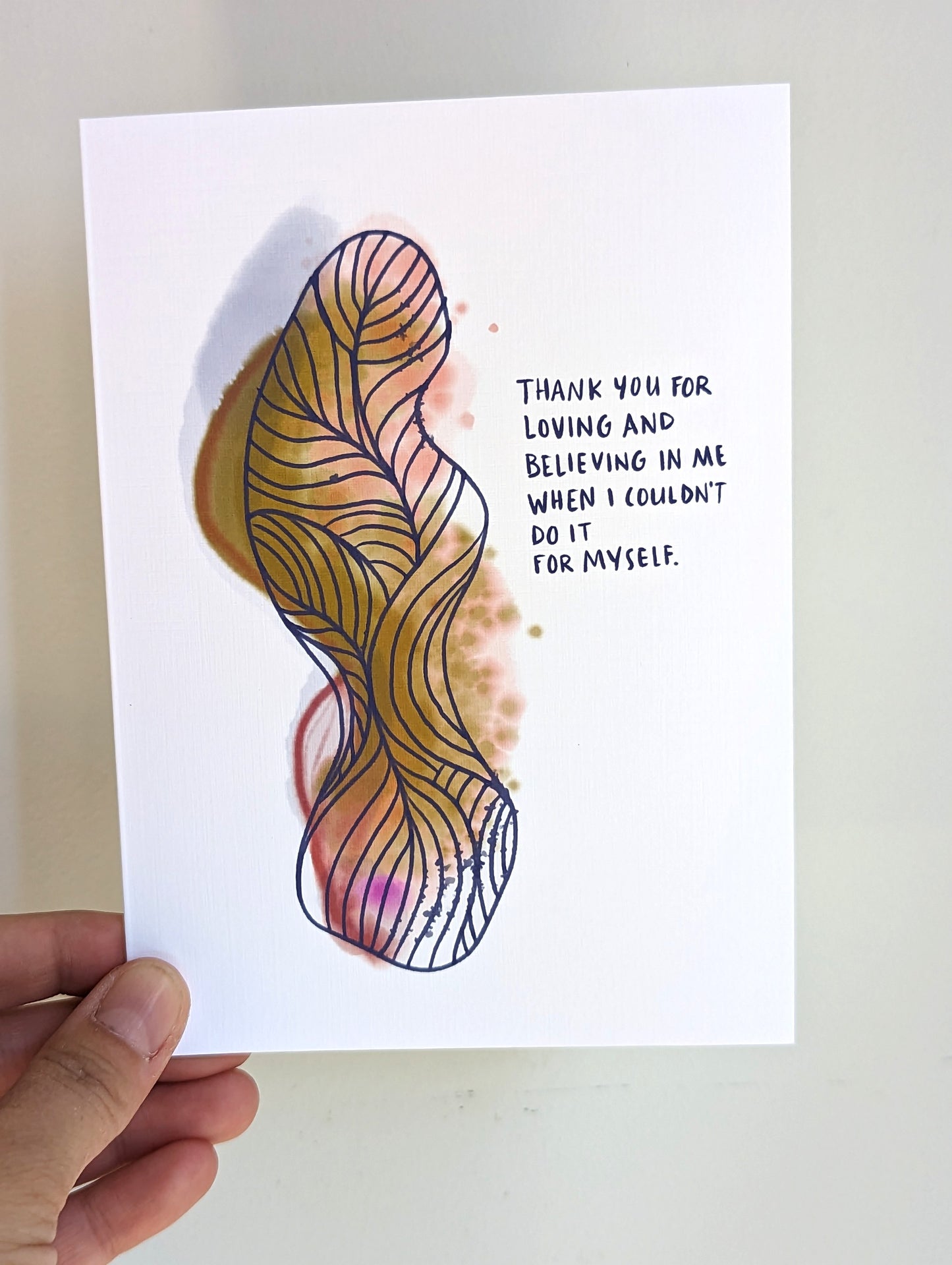 Thank You for Believing In Me Appreciation Card image 3