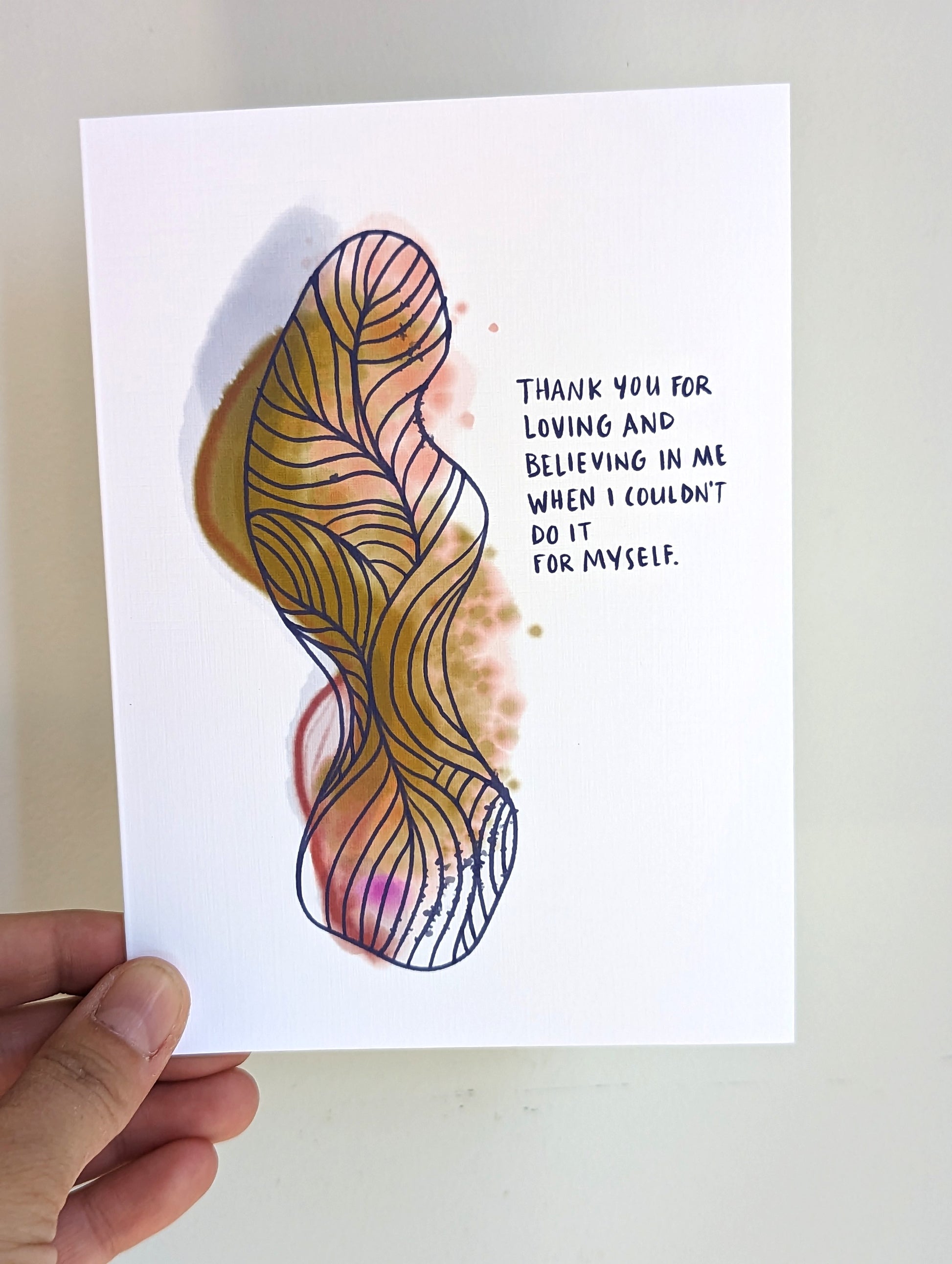 Thank You for Believing In Me Appreciation Card image 3