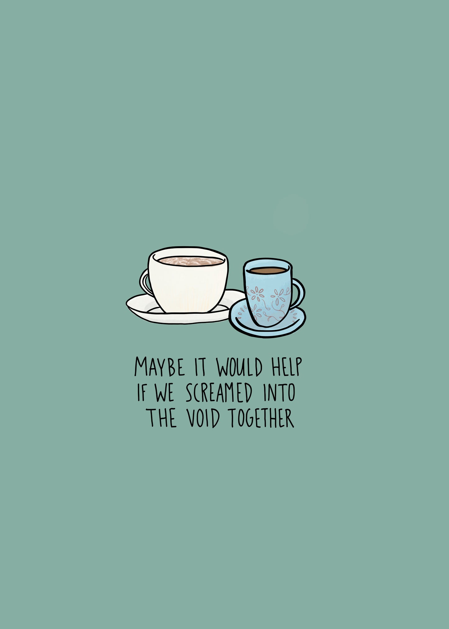 Scream Into the Void Appreciation Card image 1