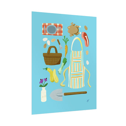 Farm to Table Rustic Print