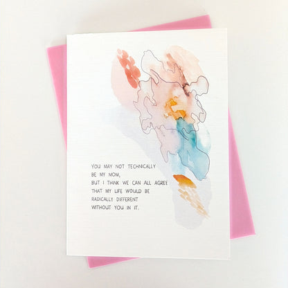 Not Technically My Mom Appreciation Card image 0