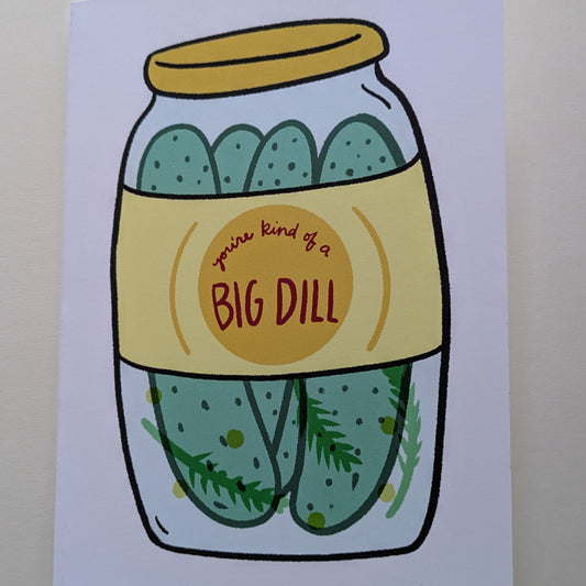 Big Dill Greeting Card