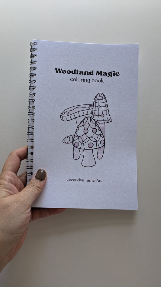 Woodland Magic Coloring Book