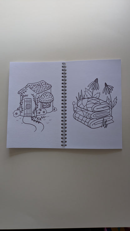 Woodland Magic Coloring Book