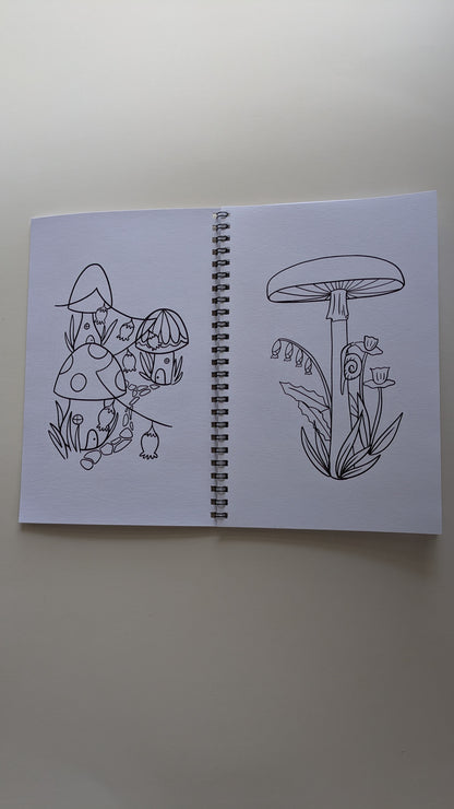 Woodland Magic Coloring Book
