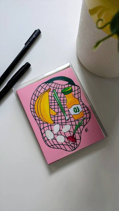 Grocery Haul Notecard Set