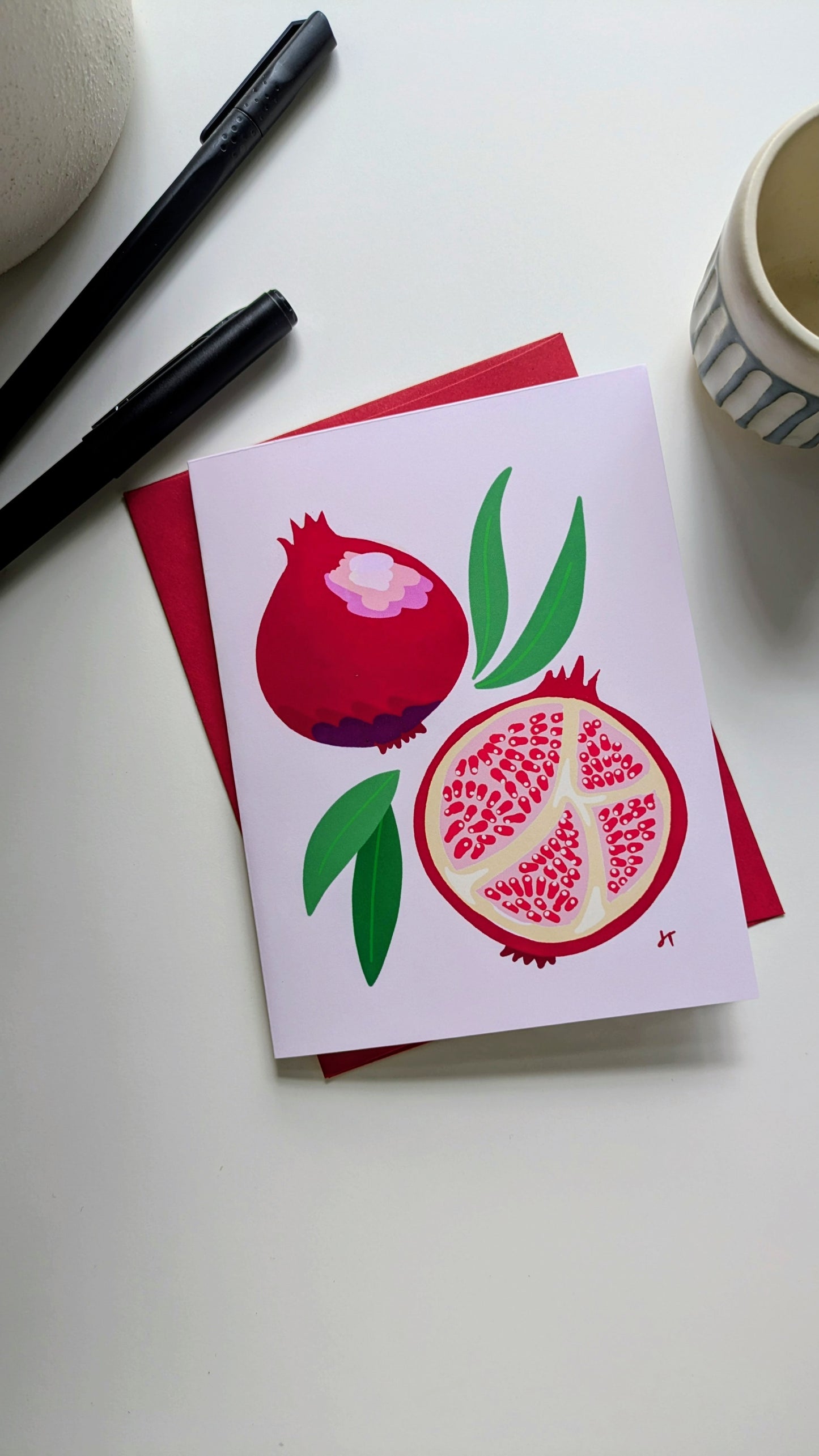 Pomegranate Notecards