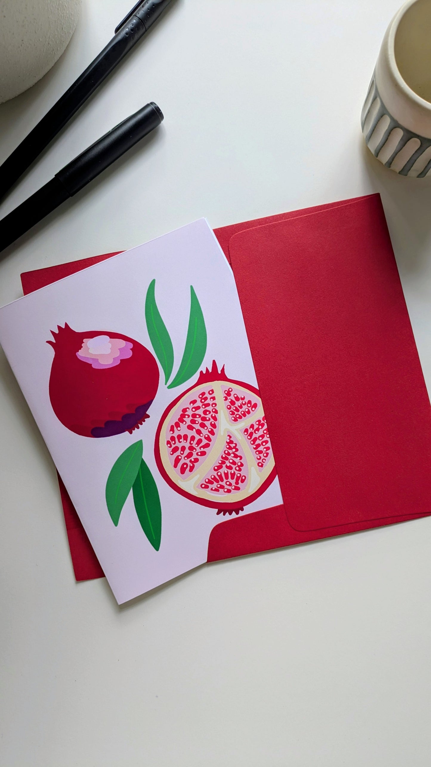 Pomegranate Notecards