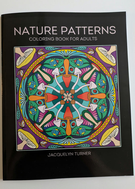 Nature Patterns: Coloring Book for Adults image 0