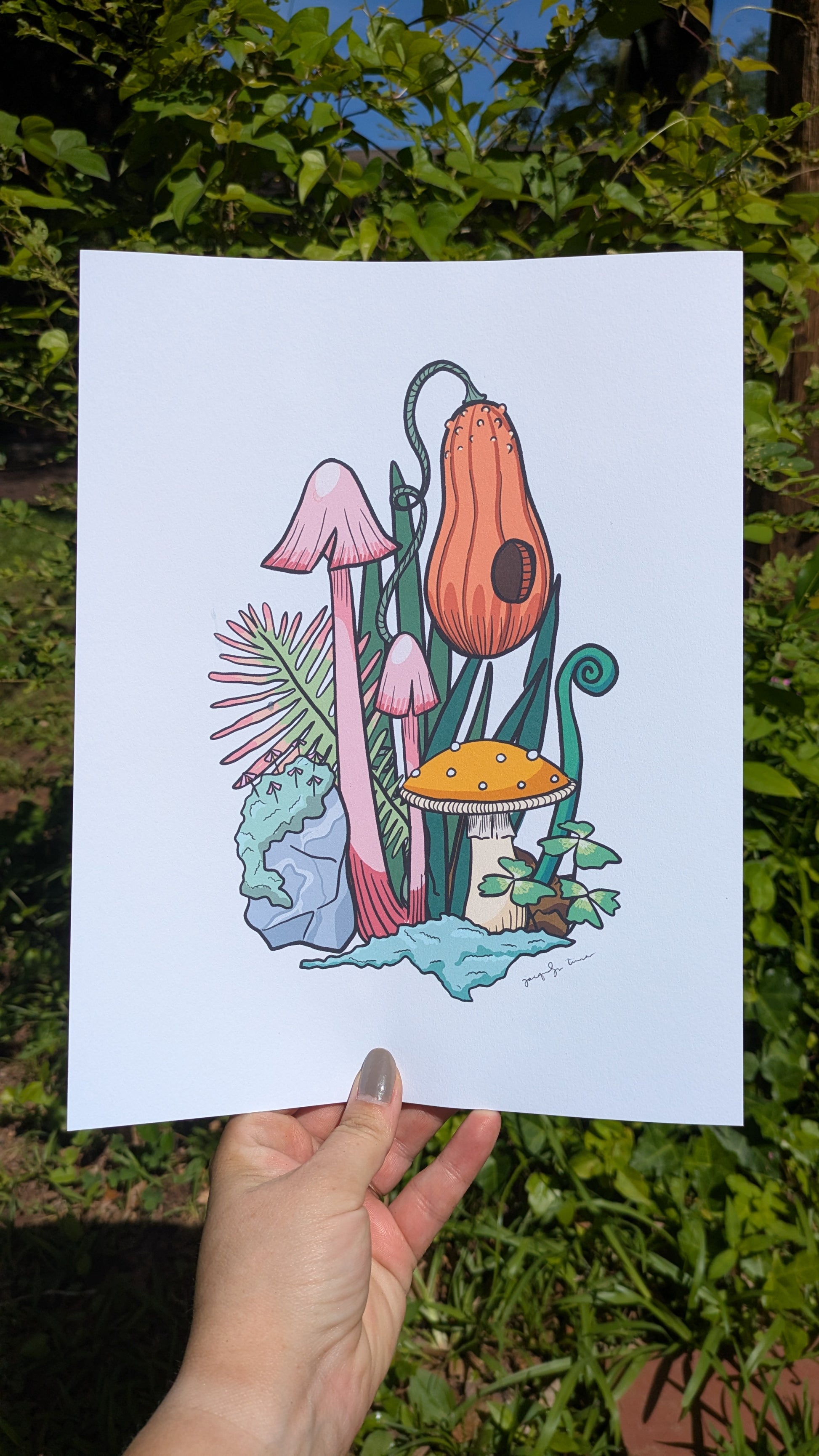 Lush Gourd Print image 2