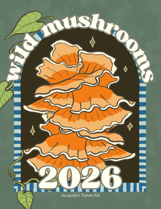 Wild Mushrooms 2026 Wall Calendar image 0