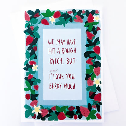 Berry Much Apology Card image 0