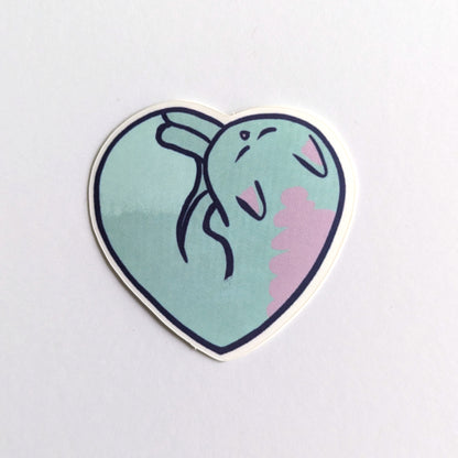 Cat Heart Sticker image 0