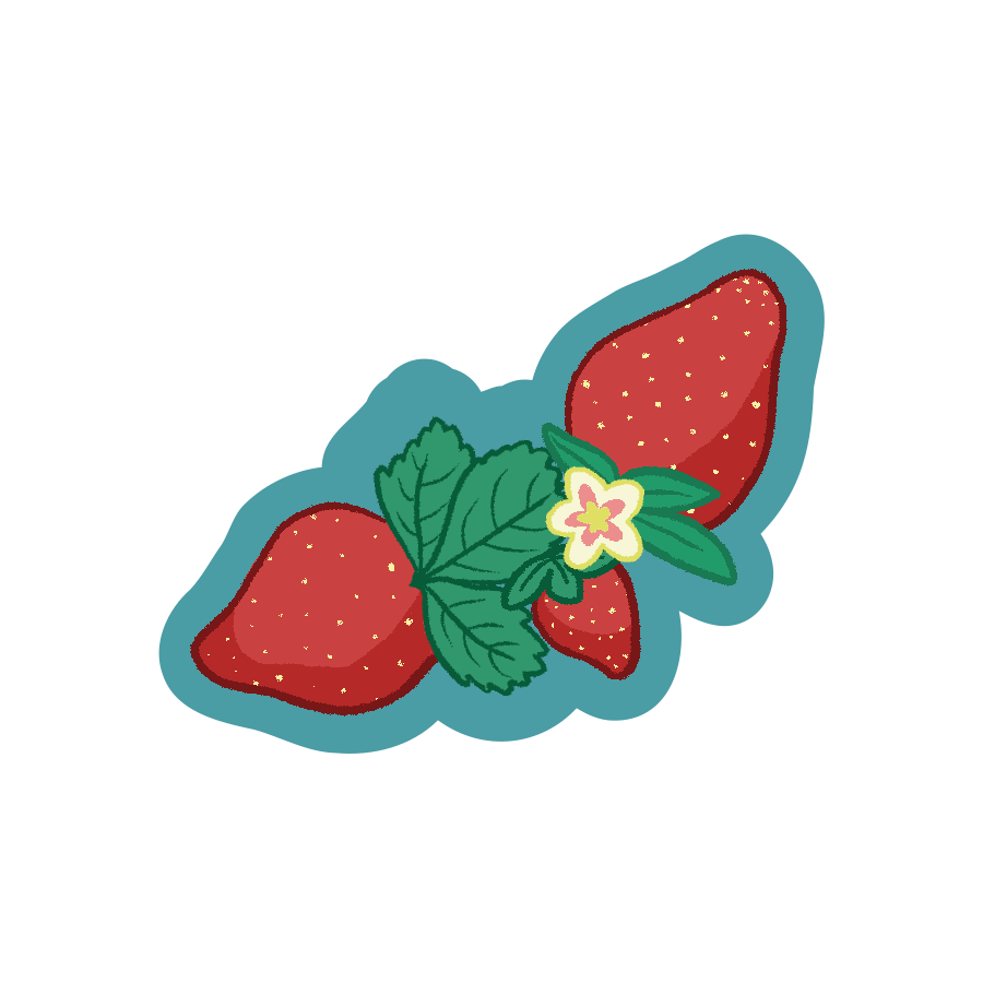 Strawberry Sticker image 1