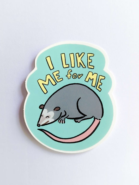 I Like Me Possum Sticker image 0