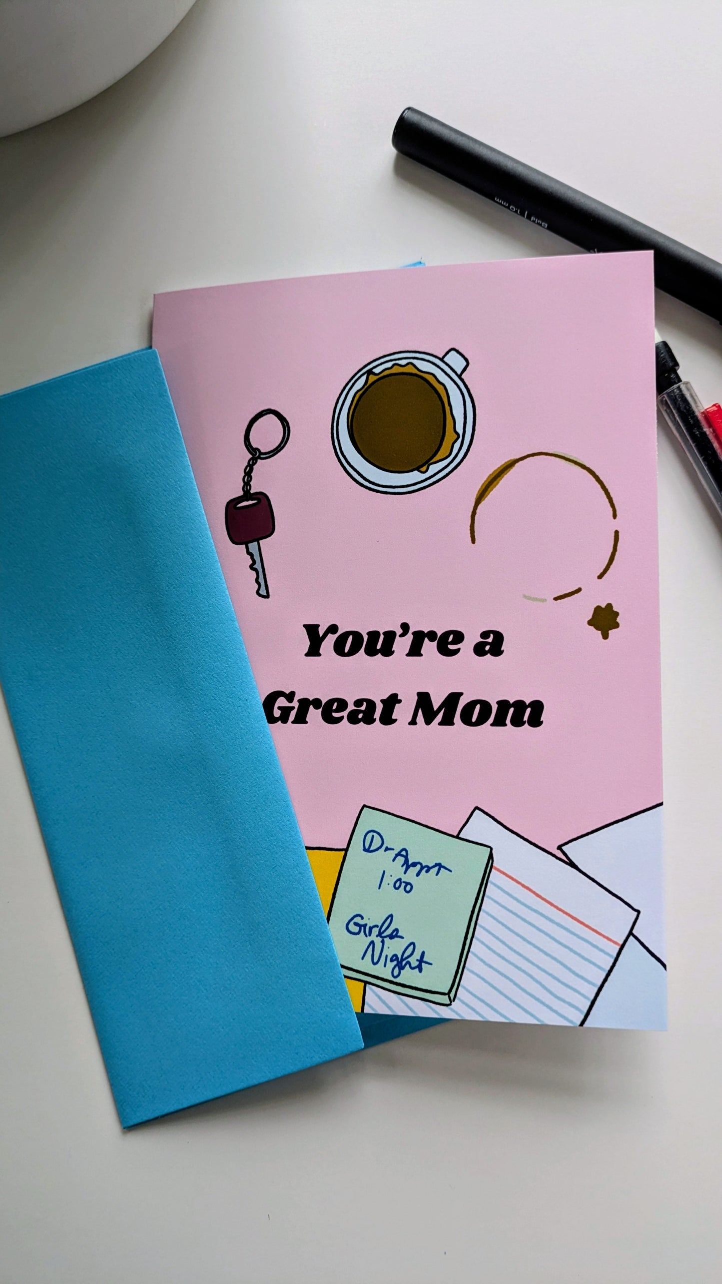 You're a Great Mom Greeting Card
