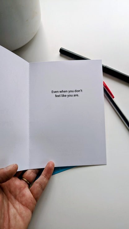 You're a Great Mom Greeting Card