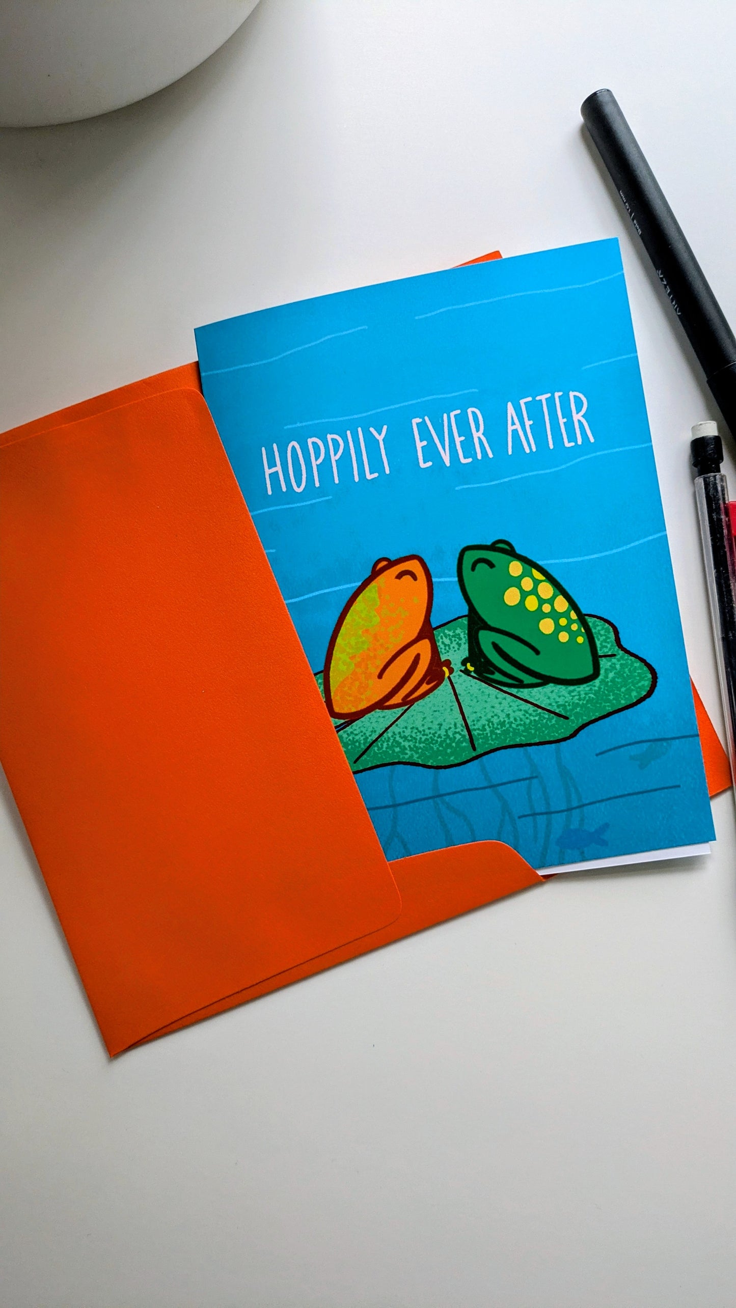 Hoppily Ever After Celebration Card