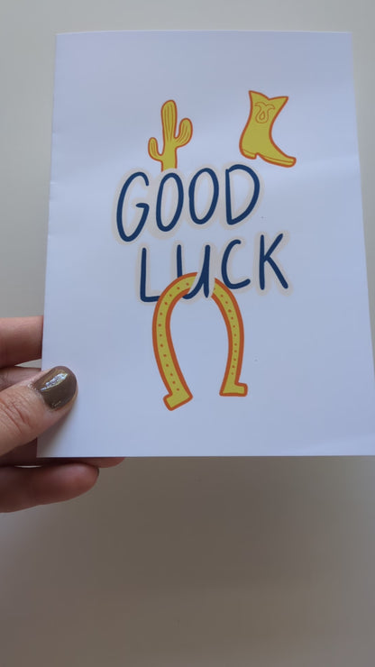Good Luck Card